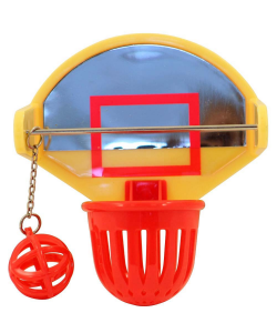 JW Birdie Basket Ball Activity Bird Toy